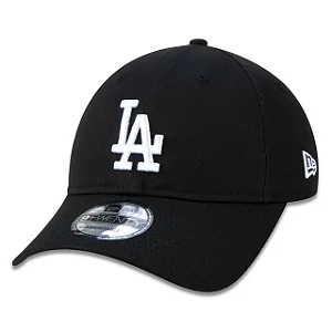Boné New Era 9TWENTY MLB Los Angeles Dodgers Black White