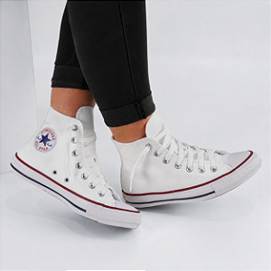 Tênis Converse All Star Couro Sintético Branco