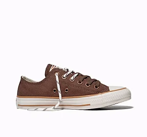 Tenis Converse Chuck Taylor All Star Terra Bronze Cano Baixo Marrom