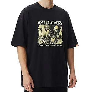 Camiseta Aspecto Oversized Black