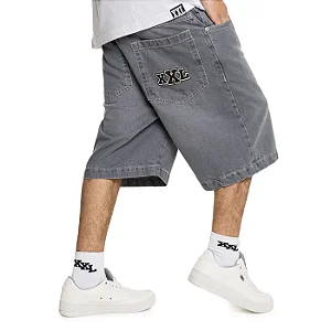BERMUDA XXL JEANS GREY - BIG