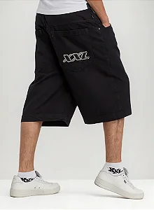 BERMUDA XXL JEANS PRETA - BIG