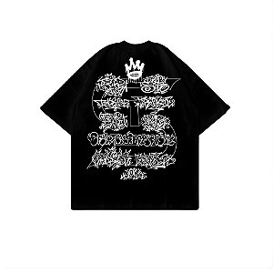 Camiseta Oversized Premium Tags - Black