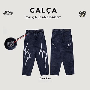 CALÇA TRIP SIDE JEANS BAGGY THUNDER BLUE