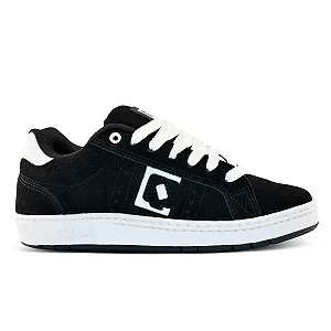 Tênis Qix Skate Combat Suede Preto e Branco