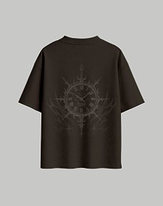 Camiseta Blunt Oversized Dark - Marrom