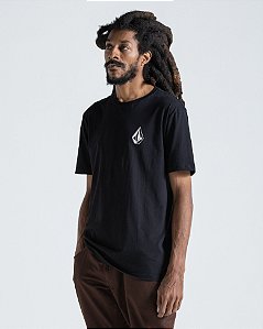 Camiseta Volcom Regular Iconic Preta