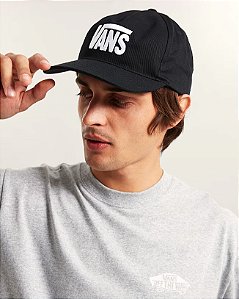 boné stretch logo snapback dress Black