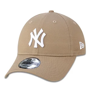 Boné New Era 9TWENTY MLB New York Yankees Aba Curva Kaki
