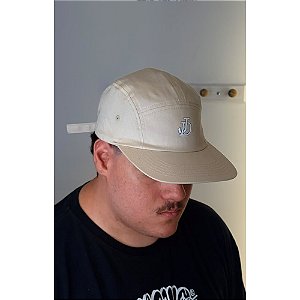 Boné Five Panel JD 5 Painéis Off White | Modelo Exclusivo