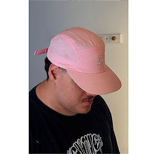 Boné Five Panel JD 5 Painéis Rosa | Modelo Exclusivo