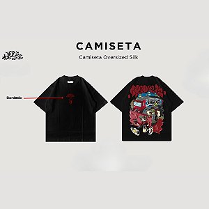 Camiseta Trip SIde x Massaki 2 Oversized Premium - Preta