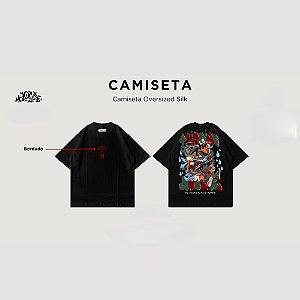 Camiseta Trip SIde x Massaki Oversized Premium - Preta