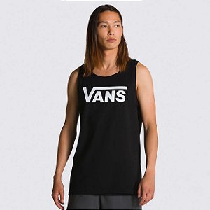 CAMISETA REGATA VANS CLASSIC LOGO - PRETA