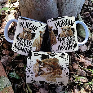 Caneca Porque Ele Vive 325ml Personalizada