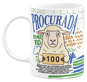Caneca Eram 99 Ovelhas Personalizada 325ml