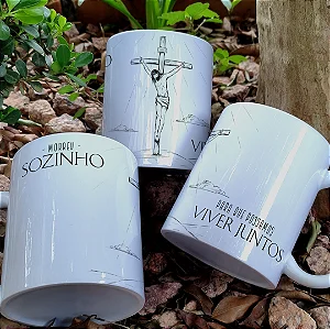 Caneca Morreu Sozinho Para Vivermos Juntos Personalizada 325ml