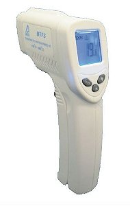 Termômetro sem contato mira laser pontual faixa de medição