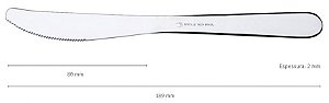 faca Clássica sobremesa /189mm