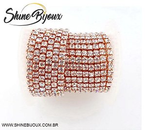 Strass em metro Rose Gold  ss 06 (PP-13 / 1,90mm)  Rolo 100mts Super Oferta