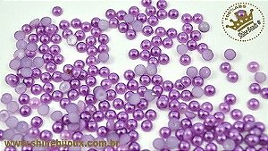 Meia Pérola ABS 4mm Shine Beads®  ESPECIAL FESTIVAL DE PÉROLAS E MEIAS PÉROLAS