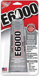 Cola E6000 Glue Clear 59,1ml - A maior loja de armarinhos e pedrarias do  brasil tudo para tiaras e Laços