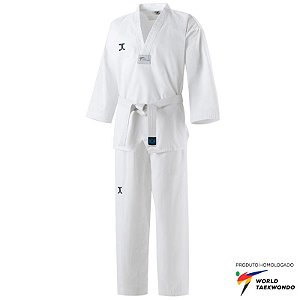 Dobok Kimono Taekwondo JCalicu CLUB Gola Branca