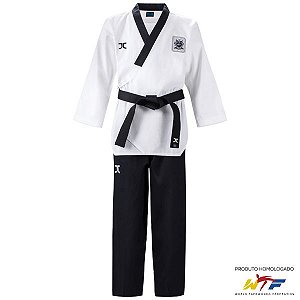 Dobok Taekwondo  Pro Olympic Gola Preta Homologado CBTKD