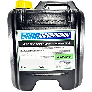 Óleo Lubrificante Semi Sintético 4000 20 l Compressor