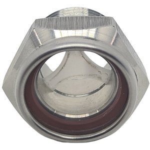 Visor de Nível de Óleo 3/4 Compressores Metalplan Inox