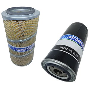 Kit Filtros Similares para Chicago Pneumatic CPV50 Série BRP