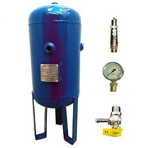 Pulmão Vertical Ar Comprimido 20l Carbono 12bar Acessórios