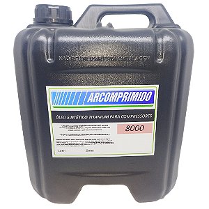 Óleo Sintético 8000 Similar para Compressor Dehaha Balde 20L