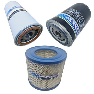 Kit de Filtros para Compressor Metalplan Rotorplus RP 25HP