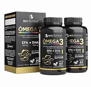 Ômega 3 BioCêutica / Kit 2 unidades - 120 Cápsulas ( 2 unidades )