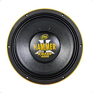 Alto-Falante Eros E12 HAMMER 4000 XBASS - 2000W RMS - 4 Ohms