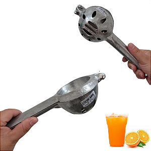 Kit Espremedor de Laranja e Espremedor de Limão em alumínio