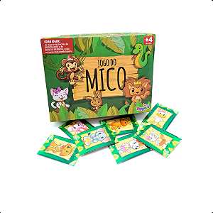 Kit 5 Caixas de Jogos 2 em 1 – Mico e Memória com Bichinhos