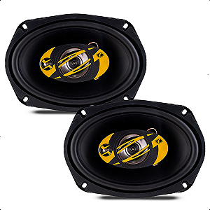 Par Alto-falantes Eros Eleve 6x9 Polegadas EL69T240 Triaxial - 120W RMS - 4 Ohms