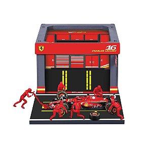 Pit Pass Ferrari SF-24 Diorama Garagem 1/43 #16