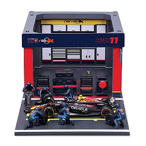 Pit Pass Red Bull RB20 Diorama Garagem 1/43 #11