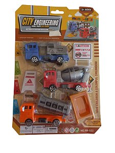 Caminhão Roda Livre 06 Pçs Acessórios