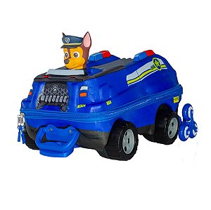 Mochila Escolar Patrulha Canina Chase Carro Maxtoy