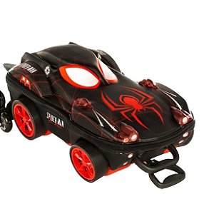 Mochila Escolar Homem Aranha com 03 Rodinhas Maxtoy