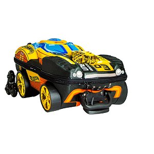 Mochila Escolar Hotwheels Dune A Soar Dourado Maxtoy