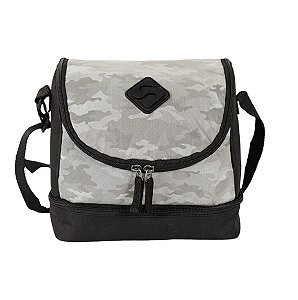 Lancheira Sestini 2 Compartimentos Tactical Snow - Preto e Cinza
