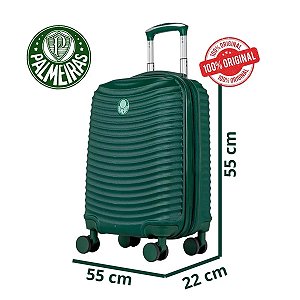 Mala de Viagem 10kg de Bordo Vega Palmeiras com Rodas 360° - Verde