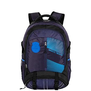 Mochila Sestini 2 Compartimentos Porta Tênis Grêmio Y01 - Azul