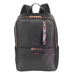 Mochila Sestini Grande Notebook Executiva Scarf II - Preto