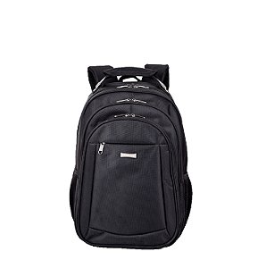 Mochila Sestini Grande 2 compartimentos Notebook ST3000 Preto